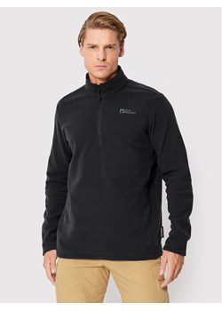 Jack Wolfskin Polar Taunus 1709522 Czarny Regular Fit ze sklepu MODIVO w kategorii Bluzy męskie - zdjęcie 181144999