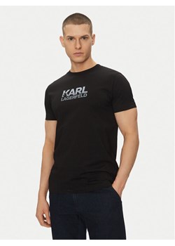 KARL LAGERFELD T-Shirt 755064 552241 Czarny Regular Fit ze sklepu MODIVO w kategorii T-shirty męskie - zdjęcie 181145099