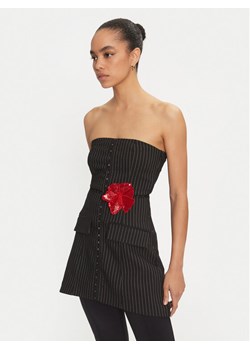 ROTATE Tunika Savannah 1130932470 Czarny Slim Fit ze sklepu MODIVO w kategorii Bluzki damskie - zdjęcie 181145179