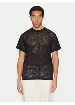 Versace Jeans Couture T-Shirt 78GAH6R0 Czarny Regular Fit ze sklepu MODIVO w kategorii T-shirty męskie - zdjęcie 181145237