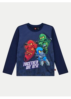 LEGO Bluzka Ninjago 12011402 Granatowy Regular Fit ze sklepu MODIVO w kategorii T-shirty chłopięce - zdjęcie 181145248