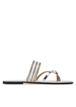 Pollini Japonki SA28220C0ITY199A Srebrny ze sklepu MODIVO w kategorii Klapki damskie - zdjęcie 181145299