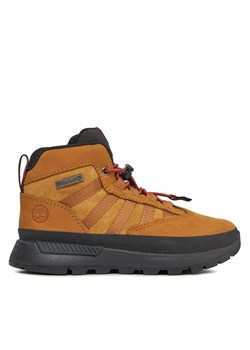 Timberland Trzewiki Euro Trekker Mid Leather TB0A65RV2311 Brązowy ze sklepu MODIVO w kategorii Buty zimowe dziecięce - zdjęcie 181145385