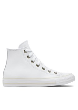 Converse Trampki Chuck Taylor All Star Leather A08583C Biały ze sklepu MODIVO w kategorii Trampki męskie - zdjęcie 181145448