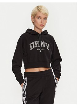 DKNY Sport Bluza DP4T9938 Czarny Regular Fit ze sklepu MODIVO w kategorii Bluzy damskie - zdjęcie 181145539