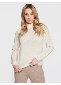 Fabiana Filippi Golf MAD222W101 Écru Regular Fit ze sklepu MODIVO w kategorii Swetry damskie - zdjęcie 181145699