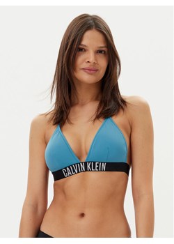 Calvin Klein Swimwear Góra od bikini KW0KW02854 Niebieski ze sklepu MODIVO w kategorii Stroje kąpielowe - zdjęcie 181145756