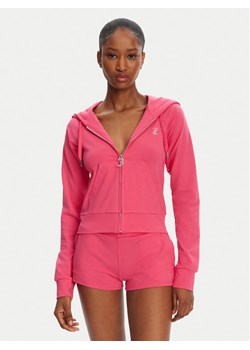 Juicy Couture Bluza Ola JCWAS125310 Różowy Slim Fit ze sklepu MODIVO w kategorii Bluzy damskie - zdjęcie 181146045