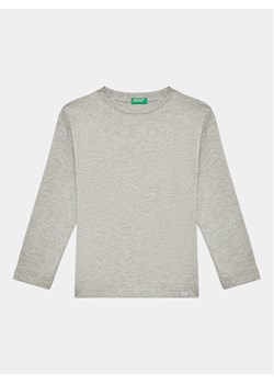 United Colors Of Benetton Bluzka 3I1XC10DB Szary Regular Fit ze sklepu MODIVO w kategorii T-shirty chłopięce - zdjęcie 181146058