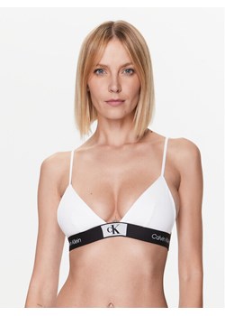 Calvin Klein Underwear Biustonosz braletka Unlined 000QF7217E Biały ze sklepu MODIVO w kategorii Biustonosze - zdjęcie 181146076