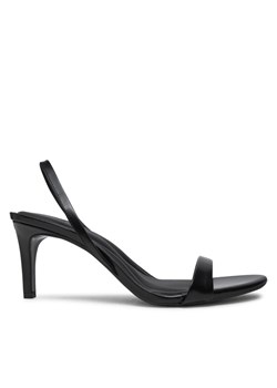 Calvin Klein Sandały Heel D'Orsay Sandal 70 - Brush L HW0HW02265 Czarny ze sklepu MODIVO w kategorii Sandały damskie - zdjęcie 181146129