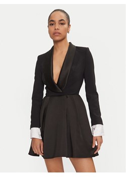 Elisabetta Franchi Sukienka koktajlowa AB-710-47E2-V560 Czarny Regular Fit ze sklepu MODIVO w kategorii Sukienki - zdjęcie 181146225
