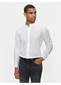 Hugo Koszula Kaleb 50519834 Biały Slim Fit ze sklepu MODIVO w kategorii Koszule męskie - zdjęcie 181146316