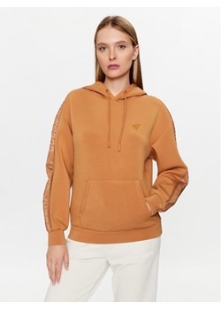 Guess Bluza Brenda V2YQ18 K7UW2 Brązowy Regular Fit ze sklepu MODIVO w kategorii Bluzy damskie - zdjęcie 181146575