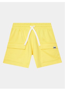 United Colors Of Benetton Szorty sportowe 3BC1G900Z Żółty Regular Fit - id: 0000302078103 - marki United Colors Of Benetton - 181146588 United Colors Of Benetton Szorty sportowe 3BC1G900Z Żółty Regular Fit ze sklepu MODIVO w kategorii Spodenki niemowlęce - zdjęcie 181146588