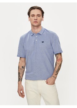 Wrangler Polo Refined 112350391 Niebieski Regular Fit ze sklepu MODIVO w kategorii T-shirty męskie - zdjęcie 181146607