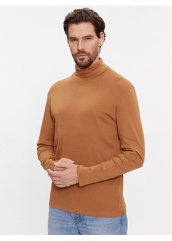 s.Oliver Golf 2135746 Brązowy Regular Fit ze sklepu MODIVO w kategorii Swetry męskie - zdjęcie 181146638
