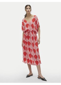 Vero Moda Sukienka letnia Tula 10308986 Czerwony Regular Fit ze sklepu MODIVO w kategorii Sukienki - zdjęcie 181146745