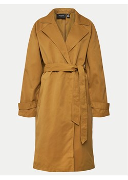 Vero Moda Curve Trencz Lou 10278572 Beżowy Regular Fit ze sklepu MODIVO w kategorii Płaszcze damskie - zdjęcie 181146856