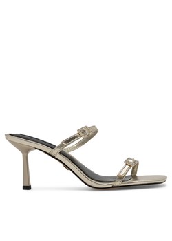Nine West Klapki ZL23005-1CC Złoty ze sklepu MODIVO w kategorii Klapki damskie - zdjęcie 181147057