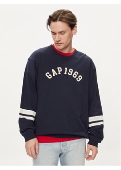 Gap Bluza 664496-01 Granatowy Regular Fit ze sklepu MODIVO w kategorii Bluzy męskie - zdjęcie 181147117