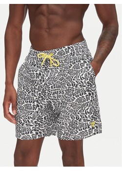 Guess Szorty kąpielowe F5GT04 WG2D2 Czarny Regular Fit ze sklepu MODIVO w kategorii Kąpielówki - zdjęcie 181147196