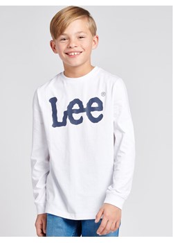 Lee Bluzka LEE0004 Biały Regular Fit ze sklepu MODIVO w kategorii T-shirty chłopięce - zdjęcie 181147339