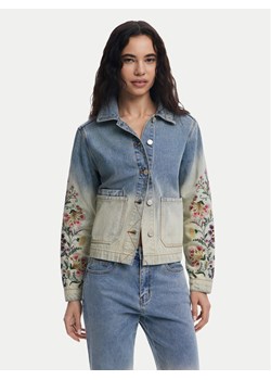 Desigual Kurtka jeansowa Houston 25SWED06 Niebieski Regular Fit ze sklepu MODIVO w kategorii Kurtki damskie - zdjęcie 181147515