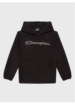 Champion Bluza Script Logo 305818 Czarny Regular Fit ze sklepu MODIVO w kategorii Bluzy chłopięce - zdjęcie 181147517