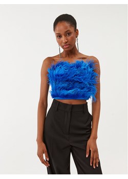 Patrizia Pepe Bluzka 8C0544/A106-C966 Niebieski Slim Fit ze sklepu MODIVO w kategorii Bluzki damskie - zdjęcie 181147817