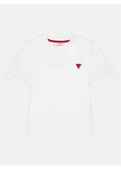 Guess T-Shirt L4YI08 K8HM4 Biały Oversize ze sklepu MODIVO w kategorii Bluzki dziewczęce - zdjęcie 181147867