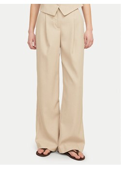 JJXX Spodnie materiałowe Ellis 12268837 Beżowy Wide Leg ze sklepu MODIVO w kategorii Spodnie damskie - zdjęcie 181147917