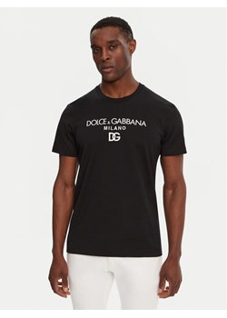 Dolce&Gabbana T-Shirt G8PD7Z G7B9X Czarny Regular Fit ze sklepu MODIVO w kategorii T-shirty męskie - zdjęcie 181147927