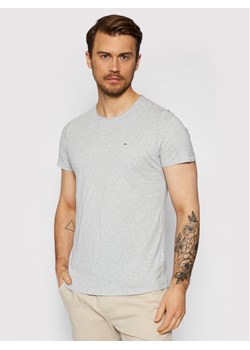 Tommy Jeans T-Shirt Jaspe DM0DM09586 Szary Slim Fit ze sklepu MODIVO w kategorii T-shirty męskie - zdjęcie 181147929