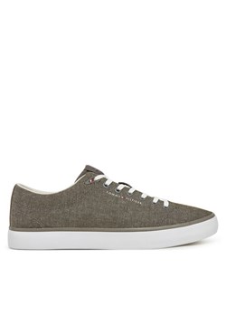 Tommy Hilfiger Tenisówki Th Hi Vulc Low Core Chambray FM0FM05389 Szary ze sklepu MODIVO w kategorii Trampki męskie - zdjęcie 181148088