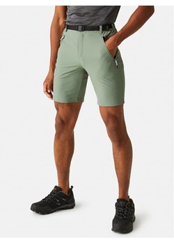 Regatta Szorty sportowe Xert III RMJ233 Zielony Regular Fit ze sklepu MODIVO w kategorii Spodenki męskie - zdjęcie 181148147