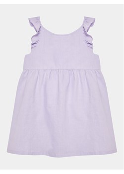 United Colors Of Benetton Sukienka codzienna 4BE7GV00Q Fioletowy Regular Fit ze sklepu MODIVO w kategorii Sukienki niemowlęce - zdjęcie 181148149