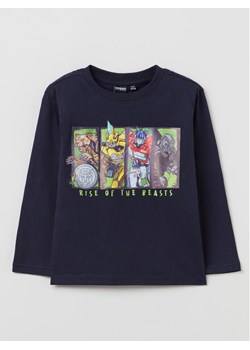 OVS Bluzka 1816130 Granatowy Regular Fit ze sklepu MODIVO w kategorii T-shirty chłopięce - zdjęcie 181148167