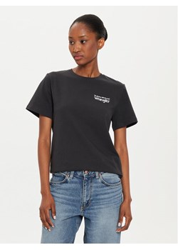 Wrangler T-Shirt Graphic 112356429 Czarny Regular Fit ze sklepu MODIVO w kategorii Bluzki damskie - zdjęcie 181148206