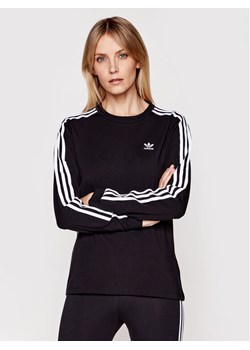 adidas Bluzka adicolor Classics GN2911 Czarny Standard Fit ze sklepu MODIVO w kategorii Bluzy damskie - zdjęcie 181148308