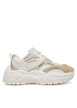 Armani Exchange Sneakersy XDX120 XV708 U626 Biały ze sklepu MODIVO w kategorii Buty sportowe damskie - zdjęcie 181148619