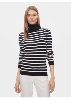 Tommy Hilfiger Golf WW0WW40678 Niebieski Slim Fit ze sklepu MODIVO w kategorii Swetry damskie - zdjęcie 181148697