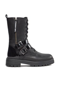 Karl Lagerfeld Kids Botki Z19112 M Czarny ze sklepu MODIVO w kategorii Buty zimowe dziecięce - zdjęcie 181148729