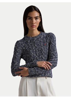 Polo Ralph Lauren Sweter 211947924002 Granatowy Slim Fit ze sklepu MODIVO w kategorii Swetry damskie - zdjęcie 181148837