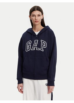 Gap Bluza 727433-03 Granatowy Relaxed Fit ze sklepu MODIVO w kategorii Bluzy damskie - zdjęcie 181148908