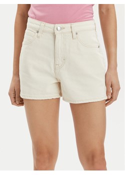 Lee Szorty jeansowe Carol112348984 Écru Regular Fit ze sklepu MODIVO w kategorii Szorty - zdjęcie 181148996