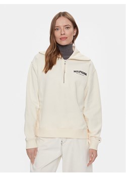 Tommy Hilfiger Bluza Monotype WW0WW42469 Beżowy Regular Fit ze sklepu MODIVO w kategorii Bluzy damskie - zdjęcie 181149066