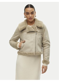 Vero Moda Kożuch Peggy 10290150 Szary Regular Fit ze sklepu MODIVO w kategorii Kożuchy - zdjęcie 181149099