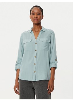 Vero Moda Koszula Bumpy 10275283 Zielony Regular Fit ze sklepu MODIVO w kategorii Koszule damskie - zdjęcie 181149216