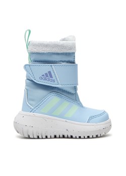 adidas Śniegowce Winterplay I IF1714 Niebieski ze sklepu MODIVO w kategorii Buty zimowe dziecięce - zdjęcie 181149235